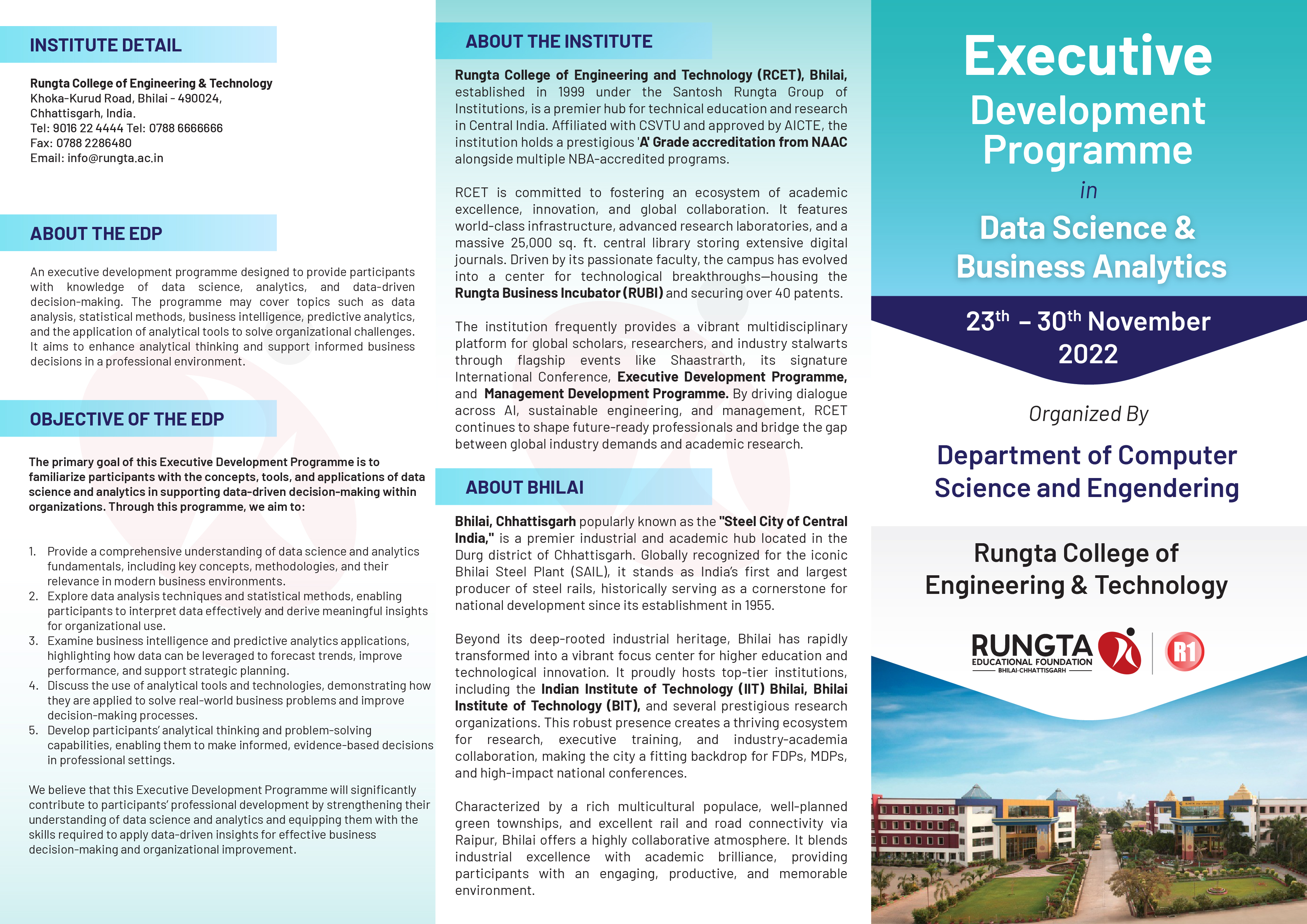Executive Development Program in Data Science & Business Analytics